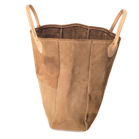 L.L. Bean Vintage Brown Suede Boat and Leather Tote - Picture 6 of 16